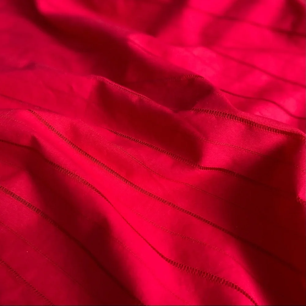 💋 Tommy Hilfiger, Vintage Kiss Me Crimson Midi Dress - Picture 6 of 11